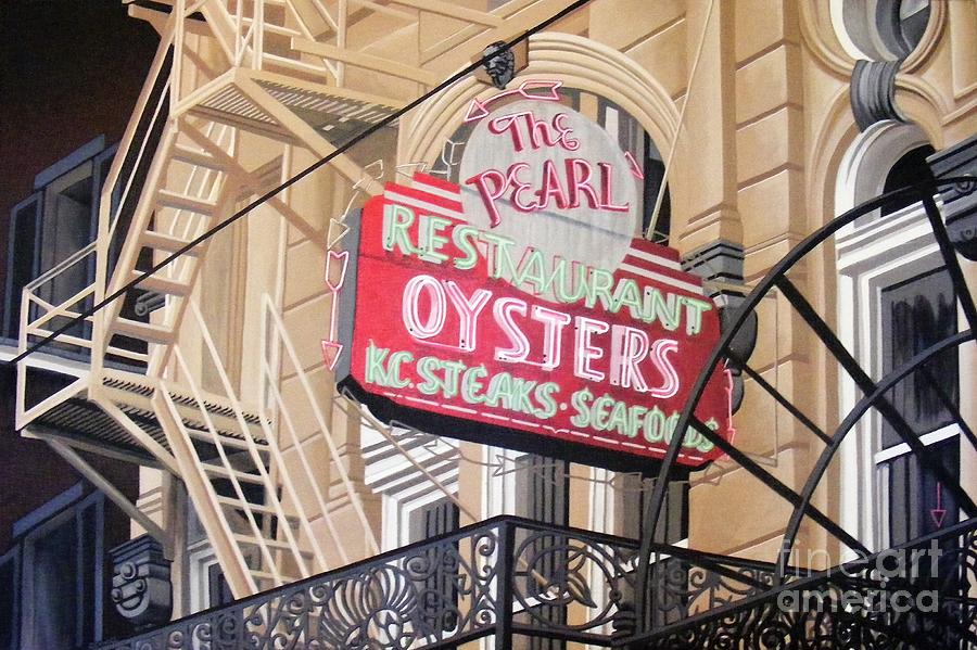 Oysters Painting by Dan Remmel