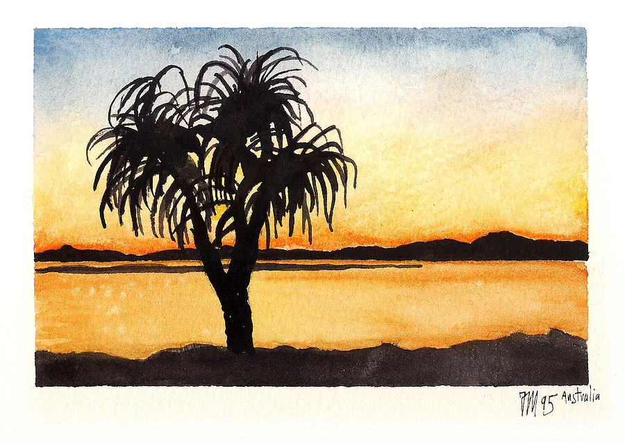 Oz Sunset 01 Painting by Joe Michelli