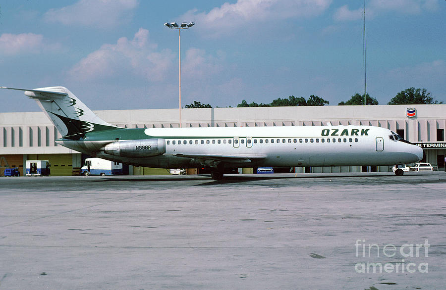 Ozark Airlines Douglas DC-9-32, N998R Photograph by Wernher Krutein