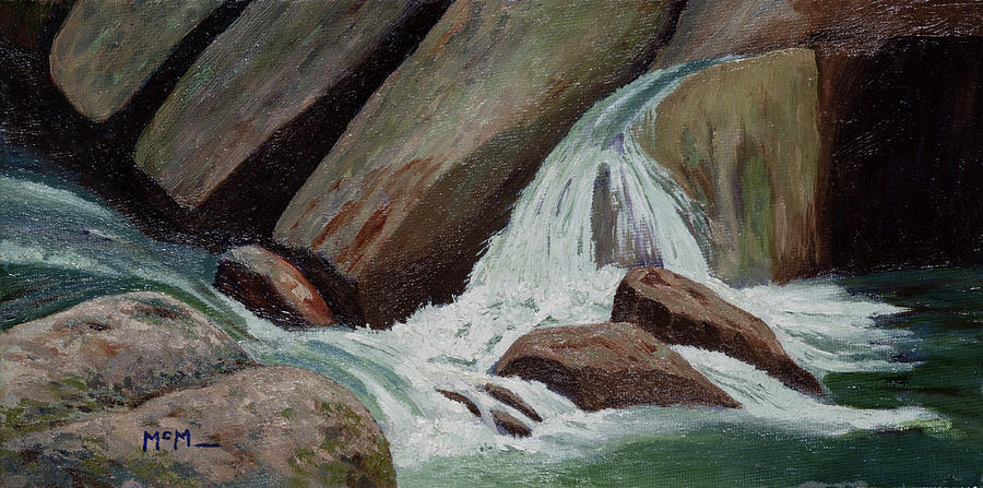 Waterfall Painting - Ozark Spring Creeks by Garry McMichael
