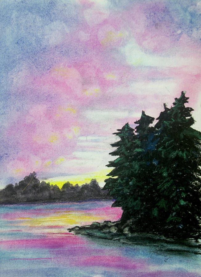 Ozark Sunset Pastel by Michele Fritz