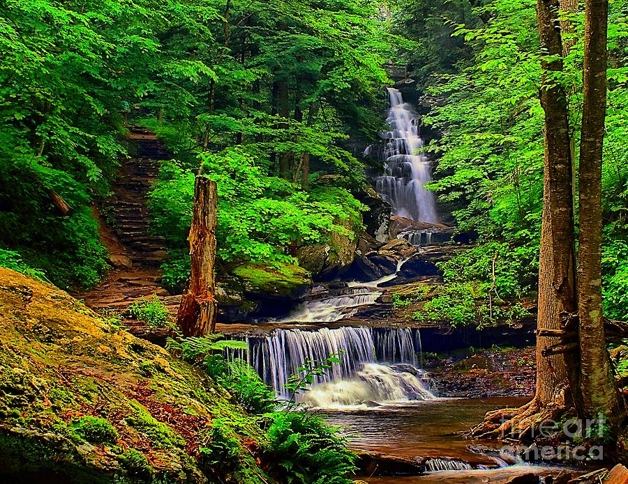 Ozone Falls Photograph by Nick Zelinsky Jr - Pixels