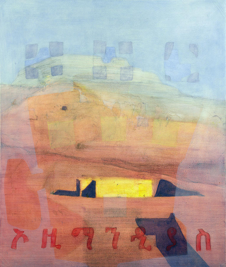 Abstract Painting - Ozymandias by Charlie Millar