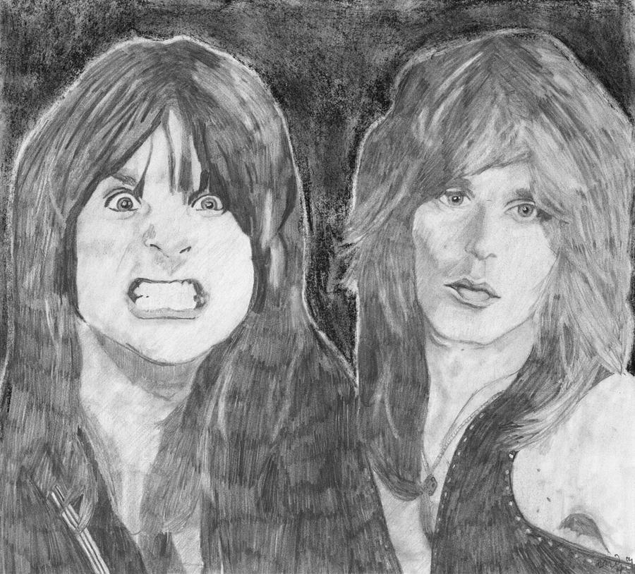 Ozzy Osbourne And Randy Rhoads