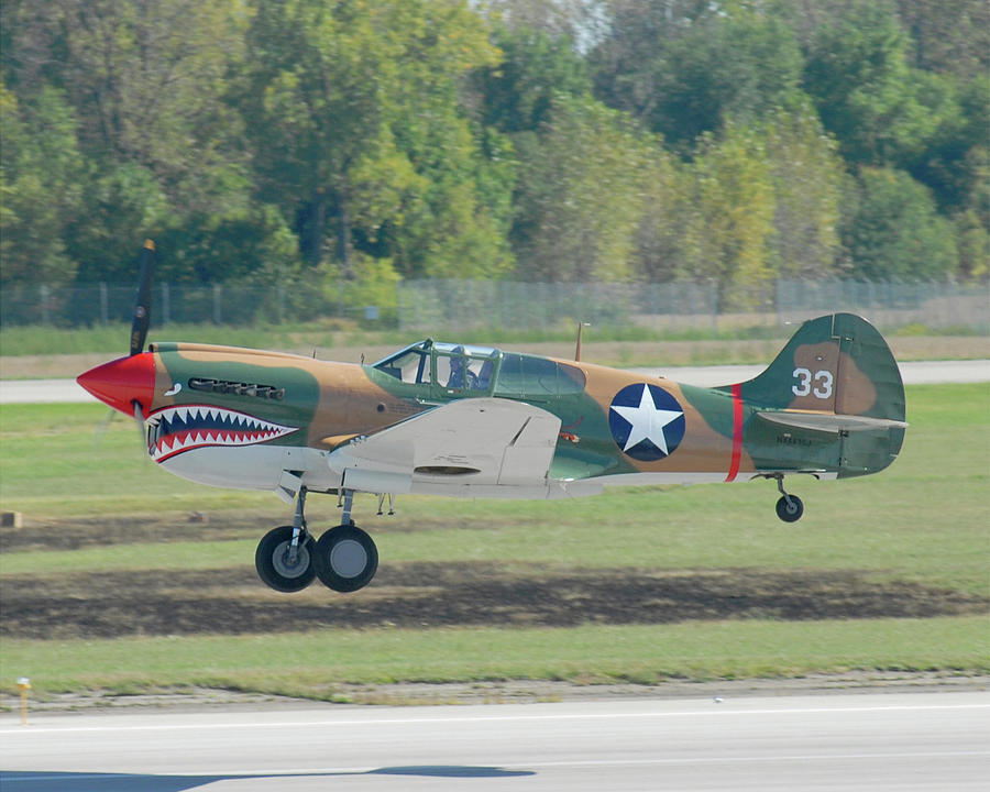 P-40 Warhawk Photograph by Alan Toepfer