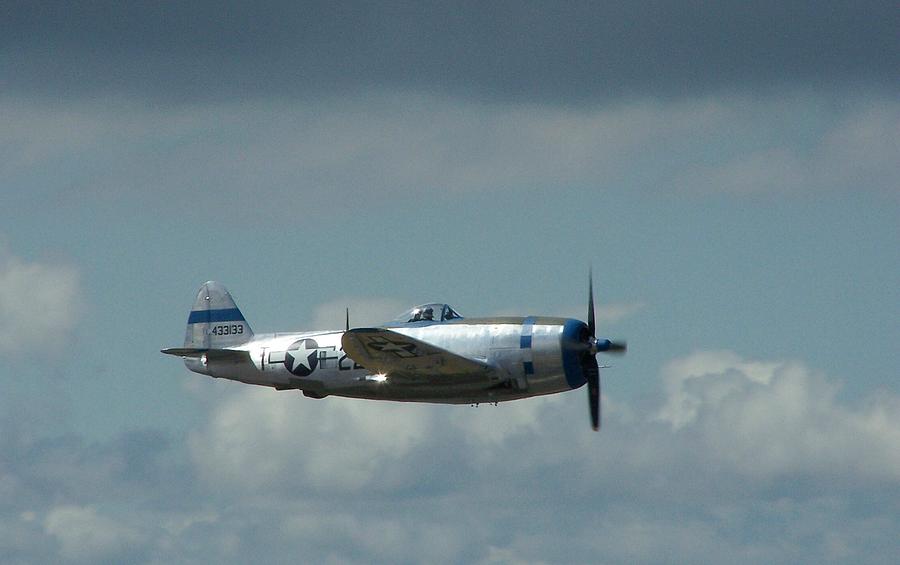 P-47 Fly-By Photograph by Gene Ritchhart