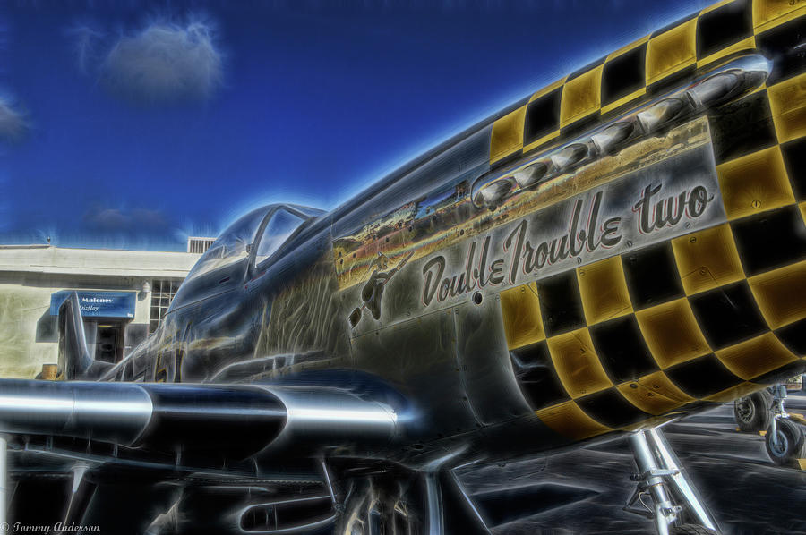 P-51 Double Trouble Two Photograph by Tommy Anderson