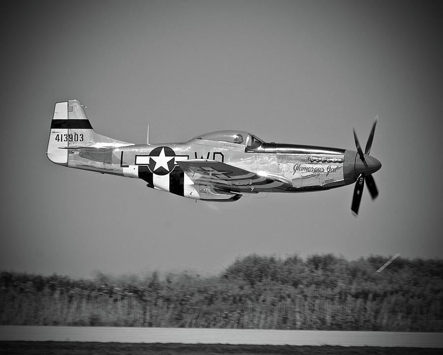 P-51 in flight Photograph by Eric Kelley - Fine Art America