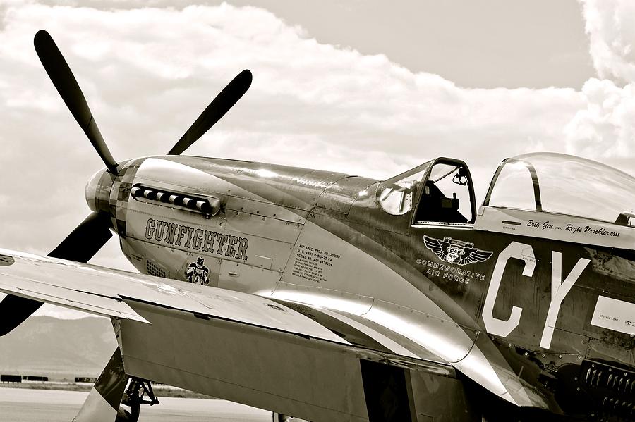 P-51 Mustang Fighter Plane Photograph by Amy McDaniel