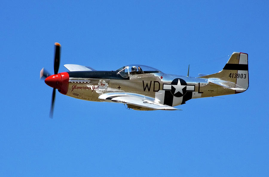 P-51 Mustang, Glamorous Gal Photograph by Bruce Beck - Pixels