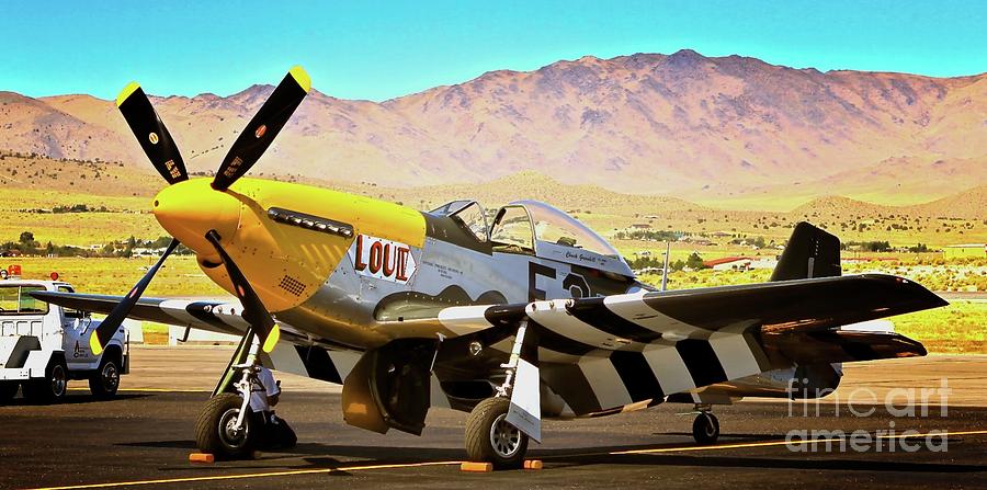 P-51 Mustang Lou IV Reno Bound Photograph by Gus McCrea