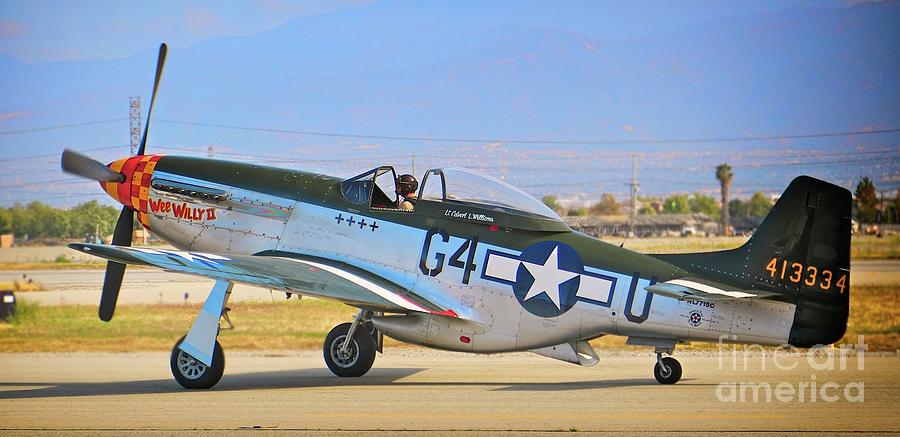P-51 Mustang Wee Willie II Photograph by Gus McCrea
