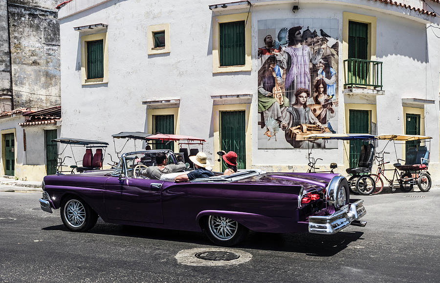 Purple vision-Cuba Photograph by Usha Peddamatham