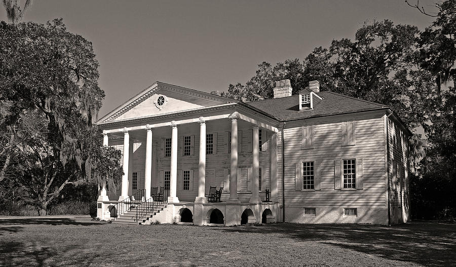 P2210426 Hampton Plantation BW Photograph by Stephen Ham - Pixels