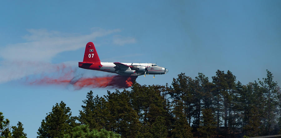 P2v Photograph - P2V Red Canyon Fire by Bill Gabbert P2v Photograph - P2V Red Canyon Fire by Bill Gabbert