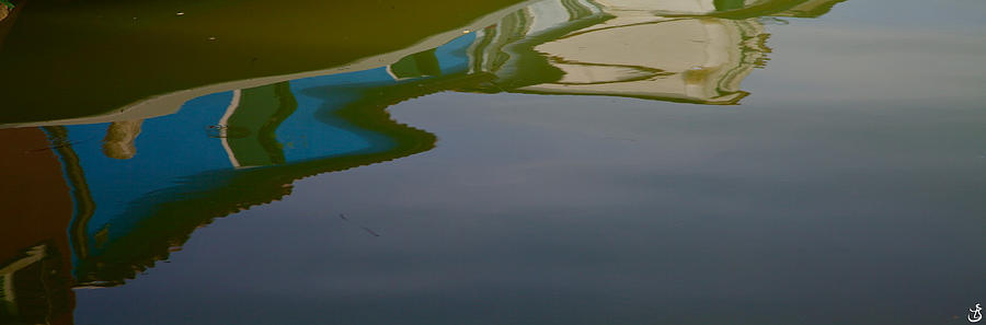 P378/Reflections Burano II Photograph by Sarah-l Singer