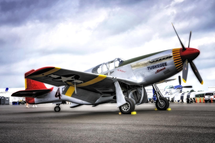 P51-C Mustang in HDR Photograph by Michael White