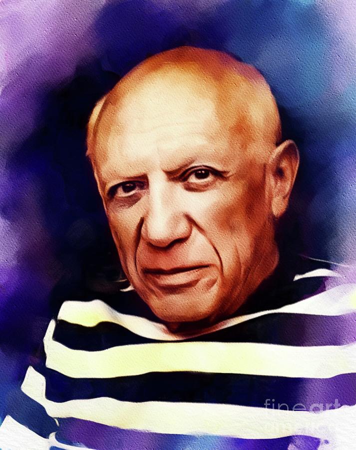 Abstract Painting - Pablo Picasso, Artist by Esoterica Art Agency