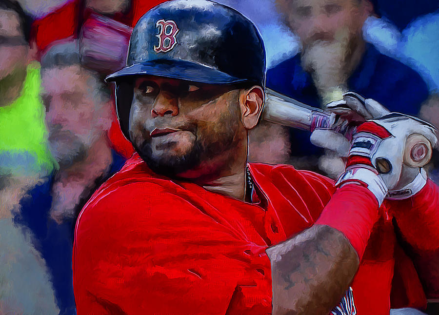 Pablo Sandoval Painting by Rick Mosher
