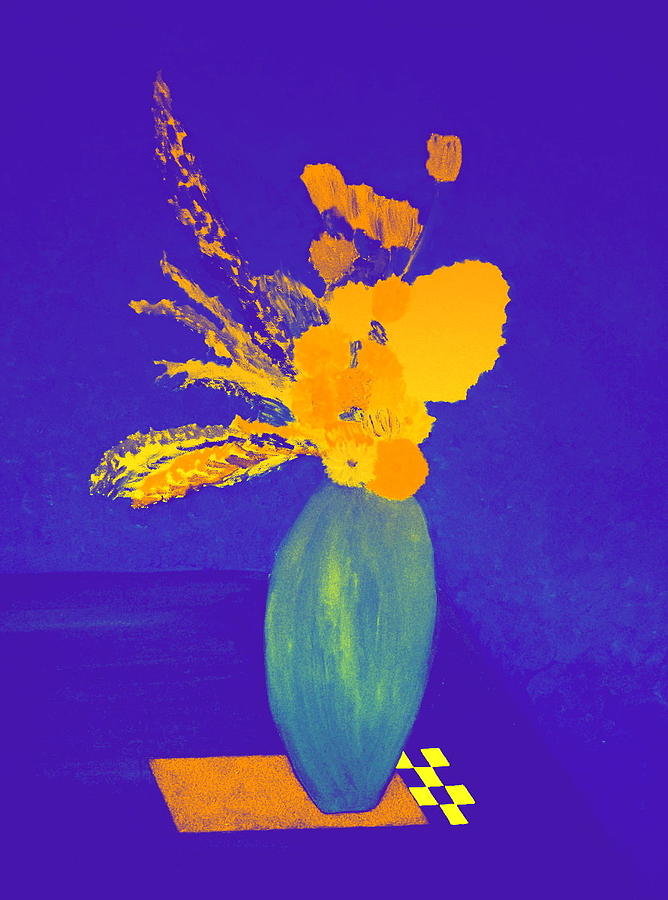 Flower Painting - Pablos Vase by Bill OConnor