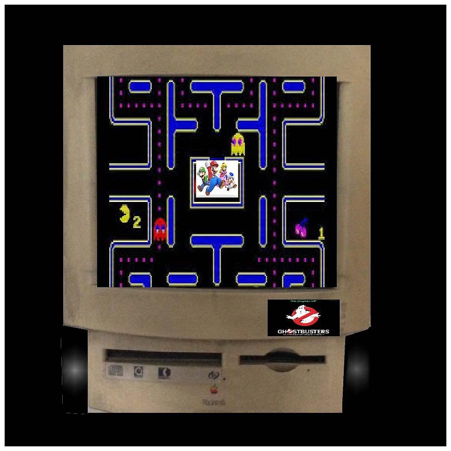 Pac Man Of The 80's Digital Art by Barbara ann Cohen - Fine Art America