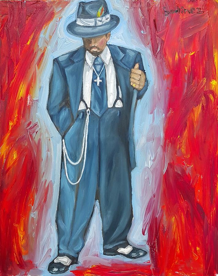 Pachuco Passion Painting by Ivan Godinez