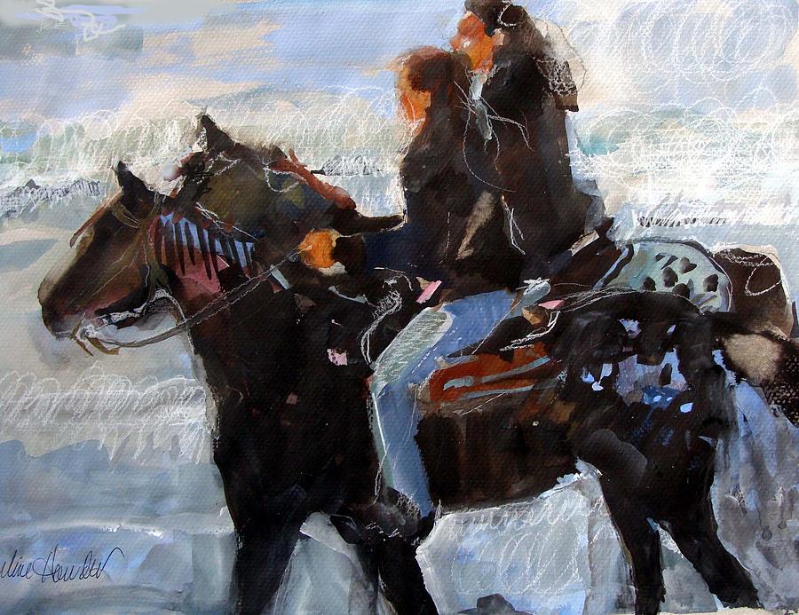 Horse Painting - Pacific Appaloosa by Pauline Hauder