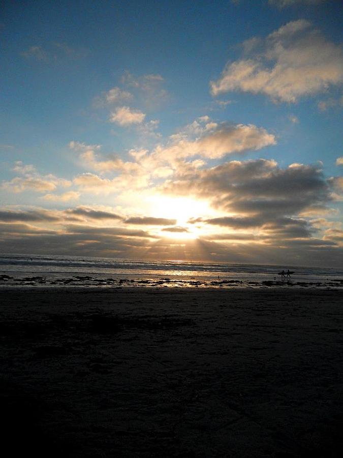 Sunset Photograph - Pacific Beach by Annie Walczyk
