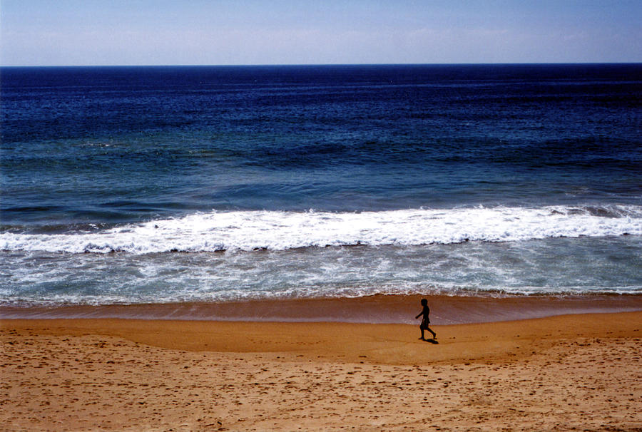 Pacific Beach Walker 2  Photograph by Lyle Crump