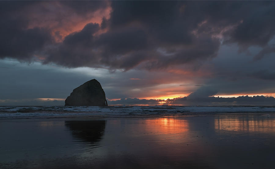 Pacific City Sunset Photograph by John Christopher