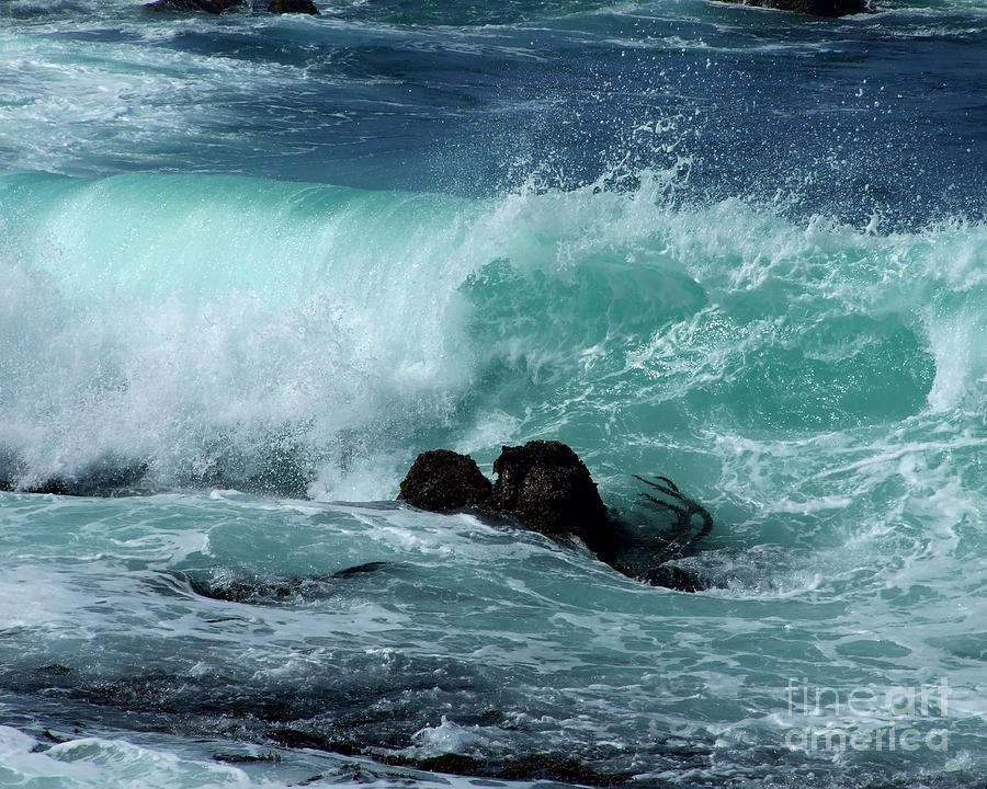 Pacific Coast Crashing Wave Photograph Photograph by Kristen Fox