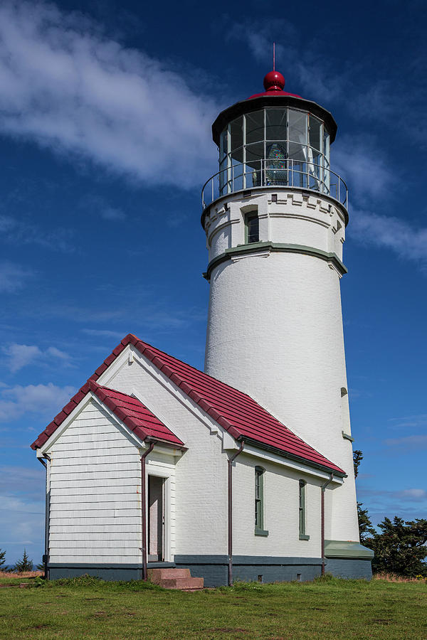 Pacific Coastal Lighthouse Photograph by Debra and Dave Vanderlaan