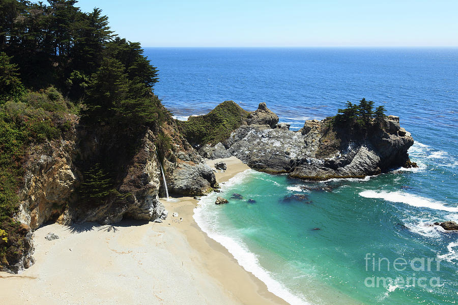 Pacific Coastline In California  - Highway One Photograph
