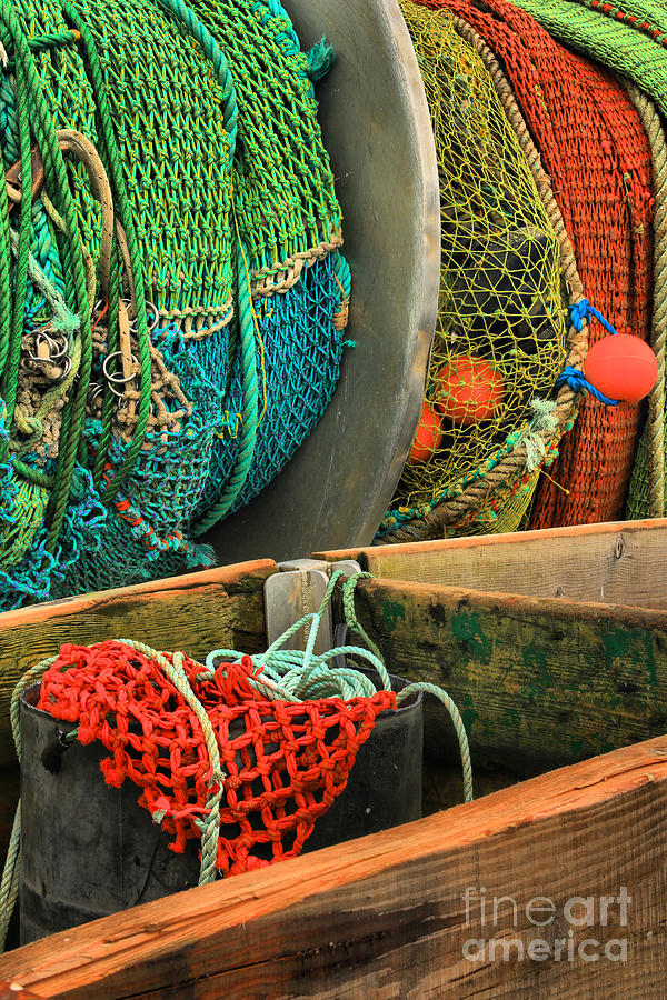 Pacific Fishing Nets Photograph by Adam Jewell