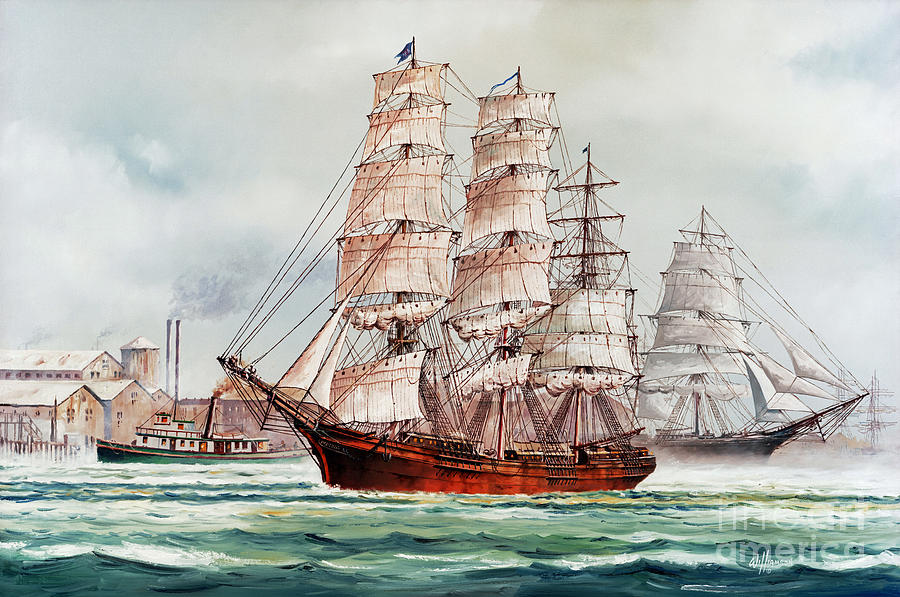 Pacific Fleet Painting by James Williamson