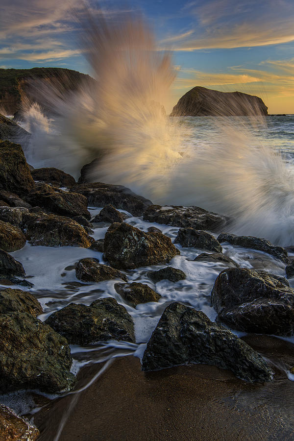 Sunset Photograph - Pacific Fury by Rick Berk