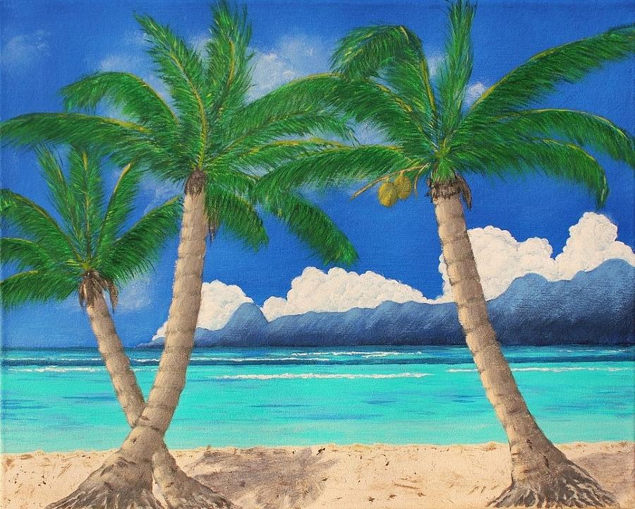 Pacific Islands Breeze Painting By Larysa Kalynovska Fine Art America