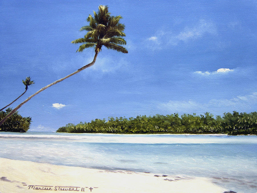 Beach Painting - Pacific by Marc Stewart