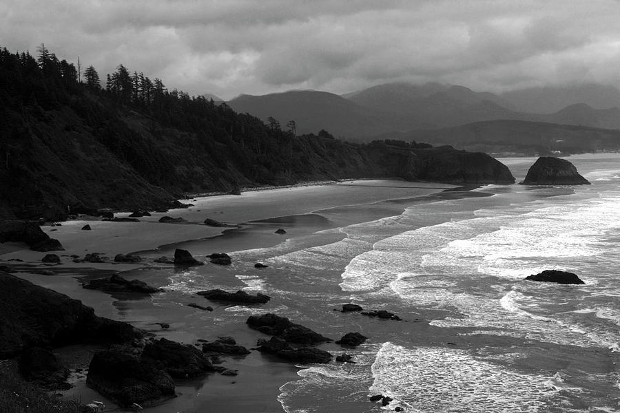 Pacific Ocean Moody Scenic Photograph by Sally Weigand