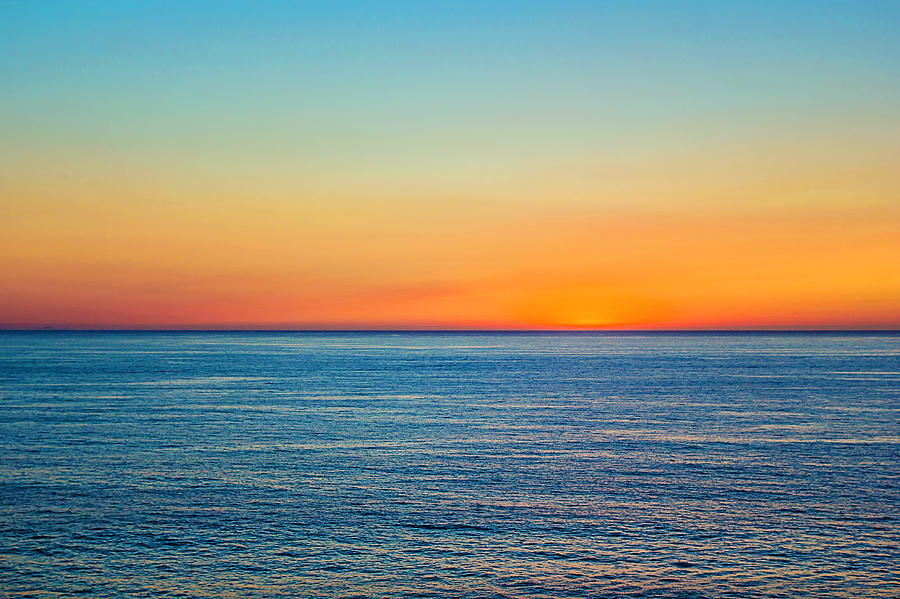 Pacific Ocean Sunset Photograph by April Reppucci