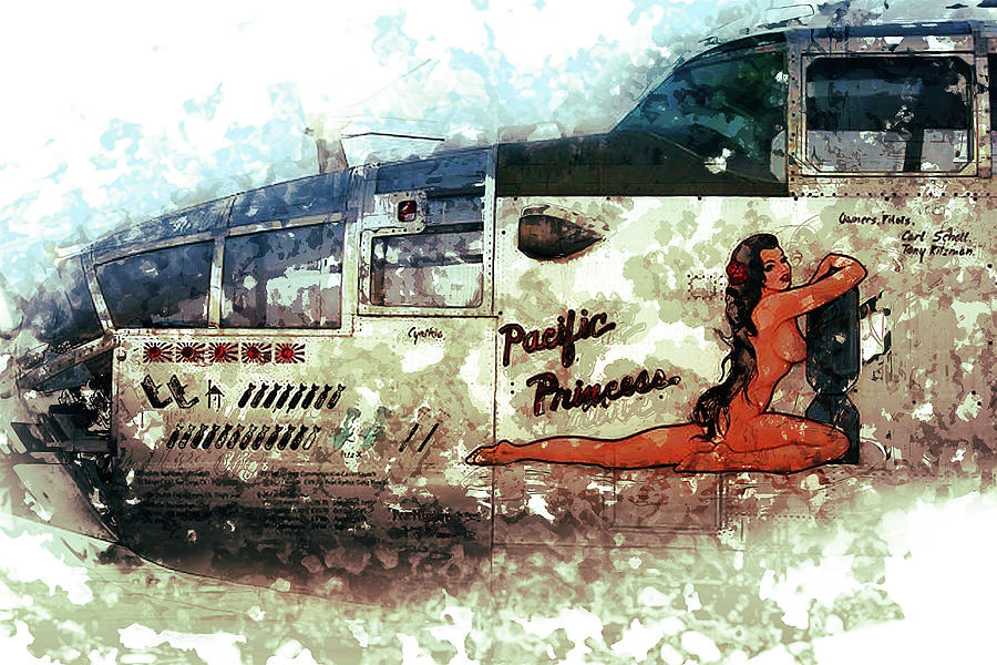 Pacific Princess Painting by Louis Ferreira