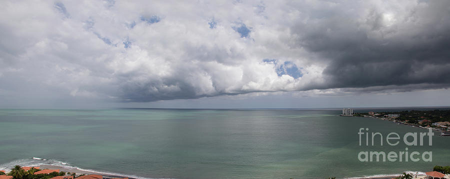 Pacific Storm Panorama Photograph by Bob Hislop