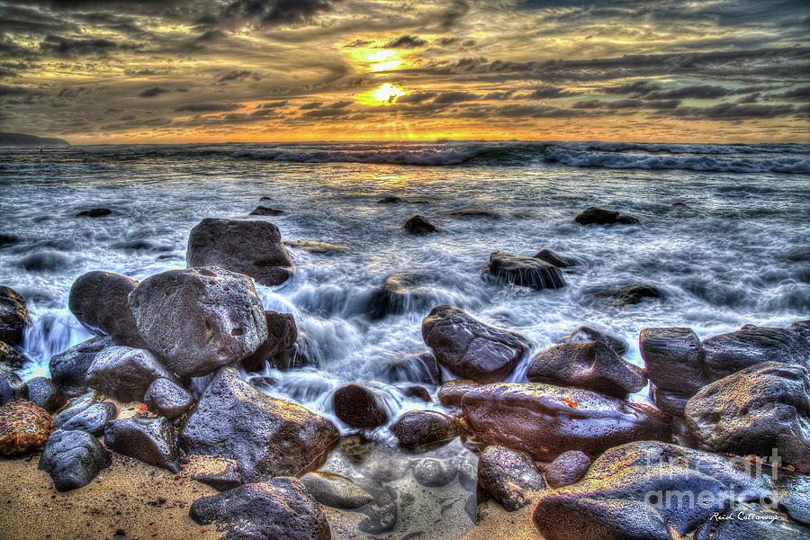 Pacific Sunset North Shore Oahu Hawaii Art Photograph