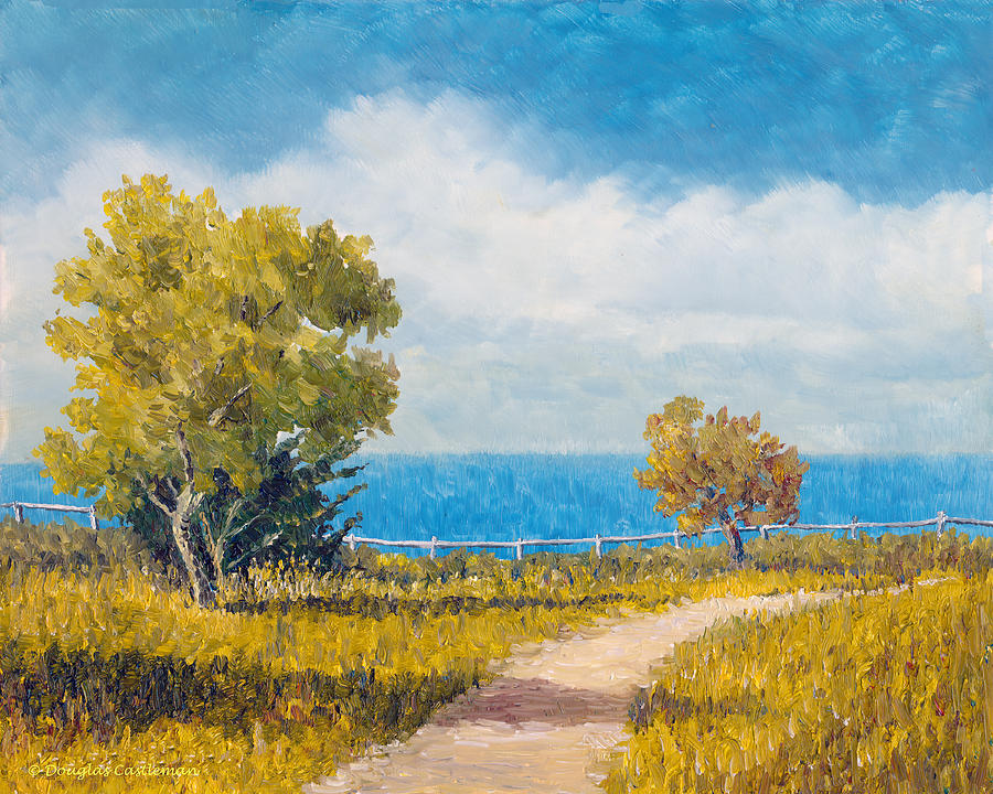 Pacific View Rancho Palos Verdes Painting by Douglas Castleman