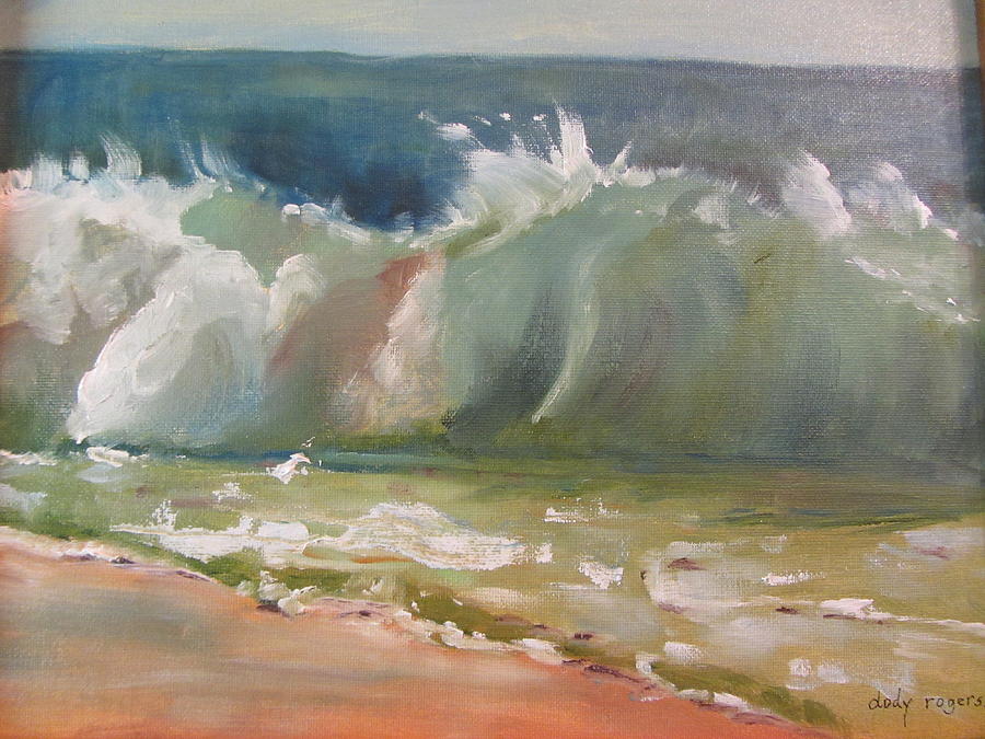 Pacific Wave Painting by Dody Rogers
