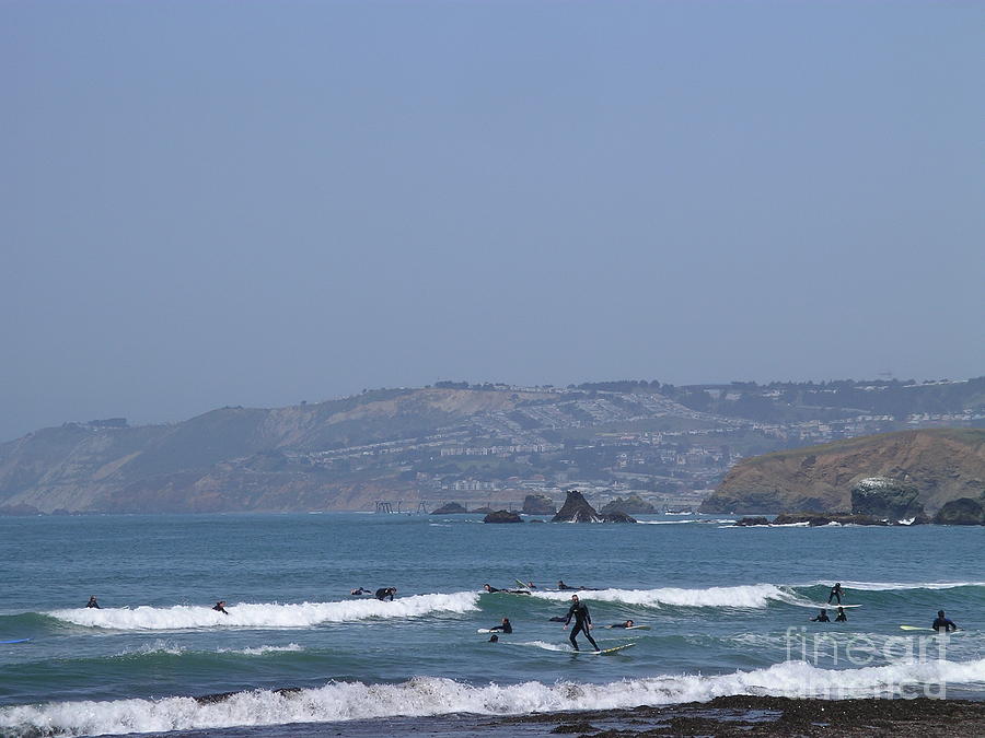 Pacifica Surfing Photograph by Cynthia Marcopulos