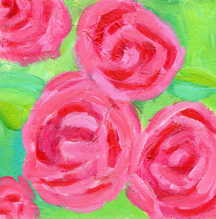 Pack Your Rose Colored Glasses 2 Painting by Marcy Brennan