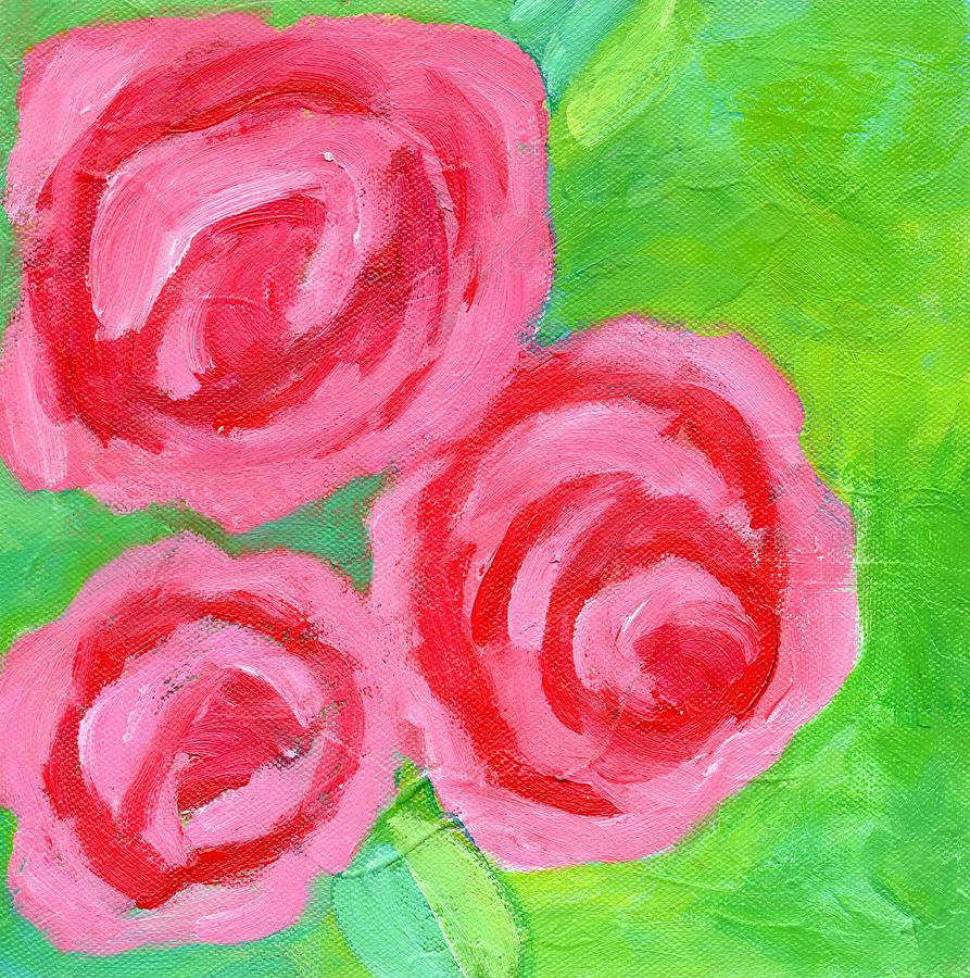 Pack Your Rose Colored Glasses 3 Painting by Marcy Brennan