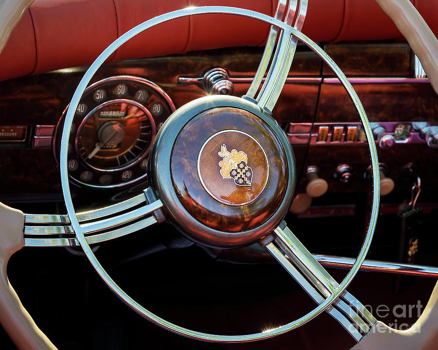 Packard Darrin Dash Photograph by Dennis Hedberg