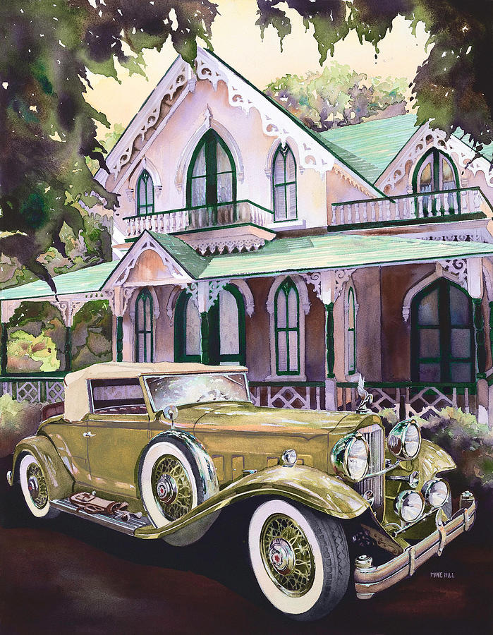 Packard Golf and Greens Painting by Mike Hill